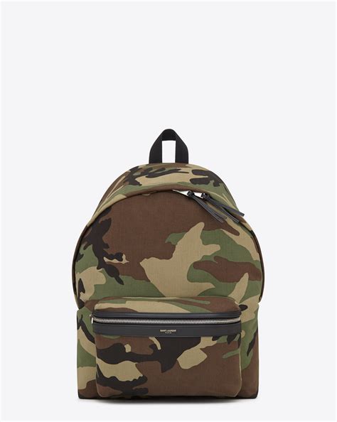 ysl camo backpack|ysl backpack sale.